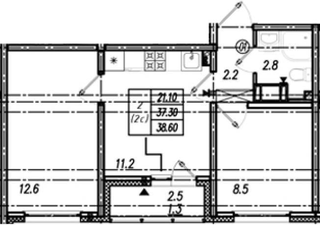 Купить квартиру в новостройках на улице Муринская дорога в Санкт-Петербурге. Вариант № 9636058, 0, площадь -  квм, цена 6846327 рублей