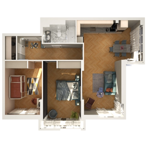 Купить трехкомнатную квартиру в Кемеровской Области — Кузбассе. Вариант № 7647481, 0, площадь -  квм, цена 11083150 рублей