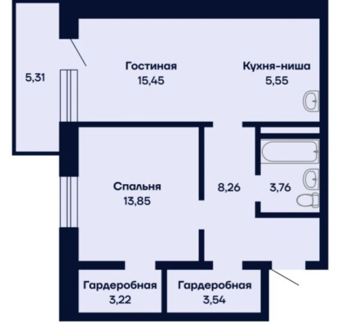 Купить двухкомнатную квартиру на улице Димитрова в Улан-Удэ. Вариант № 159622, 0, площадь -  квм, цена 6902500 рублей