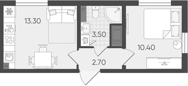 Купить квартиру в новостройках в ЖК Ручьи 2 в Санкт-Петербурге. Вариант № 7604942, 0, площадь -  квм, цена 6830774 рублей