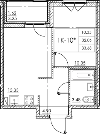 Купить квартиру в ЖК Стороны Света 2 в Ленинградской области. Вариант № 7790514, 0, площадь - квм, цена 4917280 рублей