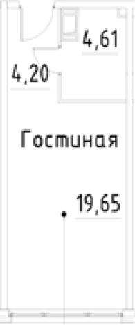 Купить Студию в новостройках на улице проспект Большевиков в Санкт-Петербурге. Вариант № 9327671, 0, площадь -  квм, цена 5844860 рублей