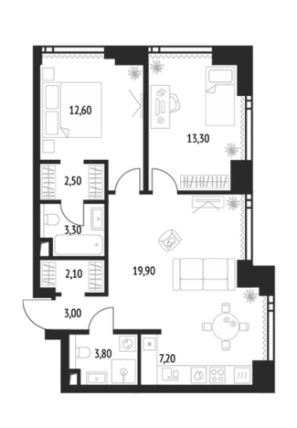 Купить квартиру в Москве. Вариант № 9835714, 0, площадь -  квм, цена 29000000 рублей