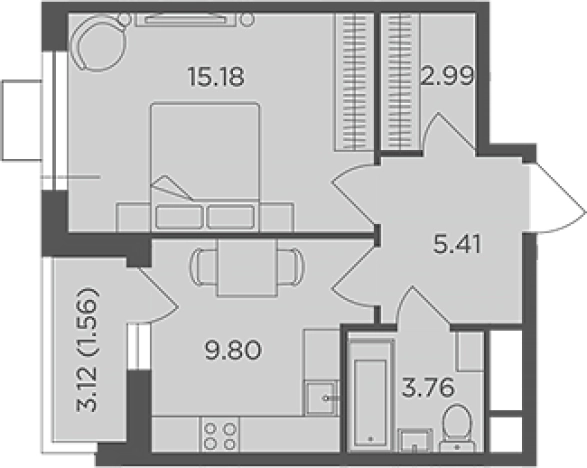 Купить квартиру в ЖК Одинград, квартал «Семейный» в Одинцове. Вариант № 125108, 0, площадь -  квм, цена 11017503 рублей