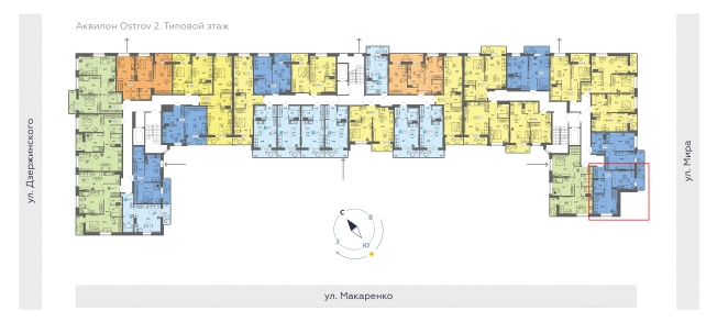 Купить квартиру в новостройках в Северодвинске. Вариант № 56160, 1, площадь -  квм, цена 4575008 рублей