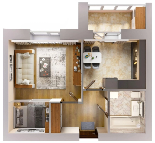 Купить однокомнатную квартиру в районе Советский в Казани. Вариант № 139888, 1, площадь -  квм, цена 3639300 рублей