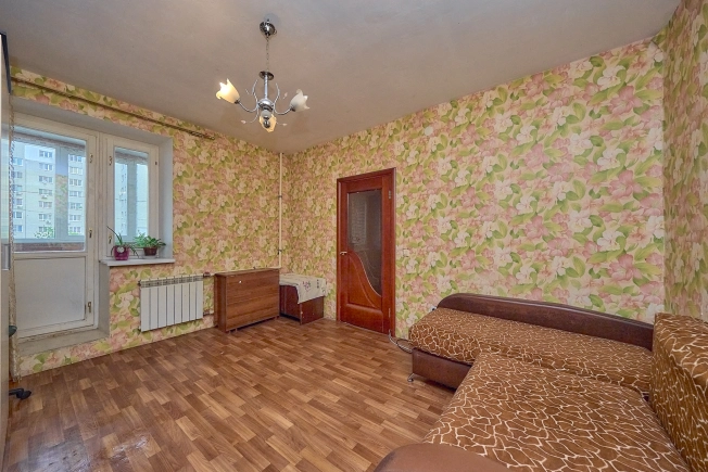 Купить однокомнатную квартиру в Микрорайоне 1-й, Московский район в Рязани. Вариант № 1192917, 3, площадь -  квм, цена 3150000 рублей