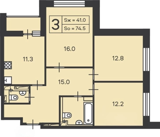 Купить квартиру на вторичке у метро Бабушкинская в Москве. Вариант № 2111152, 13, площадь -  квм, цена 26500000 рублей