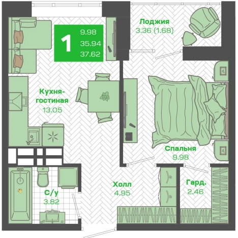 Купить однокомнатную квартиру на улице Весенняя в Приморском крае. Вариант № 6298574, 0, площадь -  квм, цена 7500000 рублей