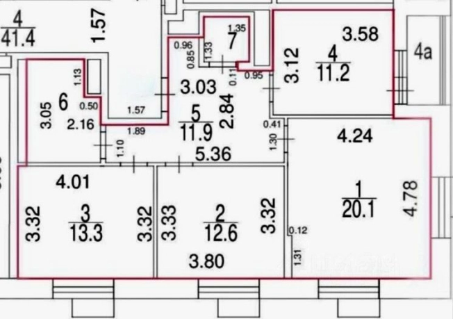 Купить квартиру в Москве. Вариант № 8707766, 30, площадь - квм, цена 36000000 рублей