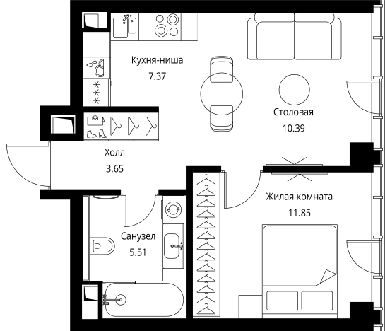 Купить квартиру в районе Покровское-Стрешнево в Москве. Вариант № 1398545, 0, площадь - квм, цена 19378641.7200 рублей