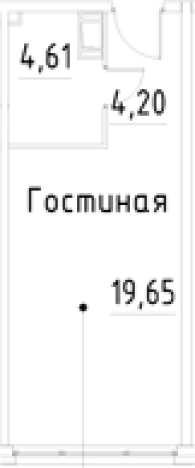 Купить Студию в новостройках в ЖК Про.Молодость в Санкт-Петербурге. Вариант № 9327515, 0, площадь -  квм, цена 5844860 рублей