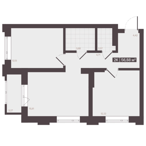 Купить квартиру в новостройках в районе Центральный в Кемерове. Вариант № 171047, 1, площадь -  квм, цена 9547991 рублей