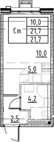 Купить Студию в новостройках в ЖК Пулково Lake в Санкт-Петербурге. Вариант № 7597428, 0, площадь -  квм, цена 5630216 рублей