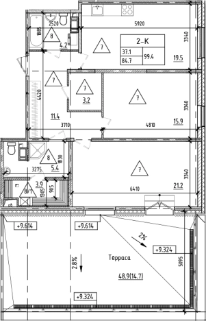 Купить трехкомнатную квартиру у метро Площадь Ленина в Санкт-Петербурге. Вариант № 4136699, 0, площадь -  квм, цена 49980000 рублей