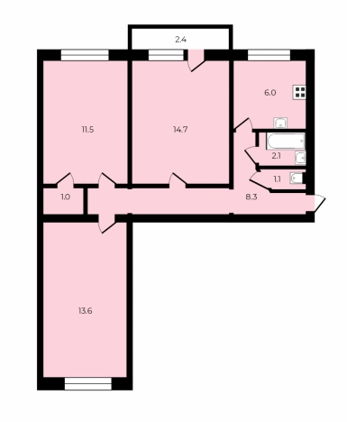 Купить квартиру на улице Невский проспект в Санкт-Петербурге. Вариант № 10926731, 0, площадь - квм, цена 9800000 рублей