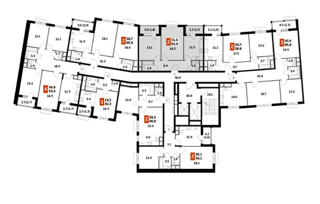 Купить двухкомнатную квартиру у метро Новокузнецкая в Москве. Вариант № 10761575, 17, площадь - квм, цена 9950000 рублей