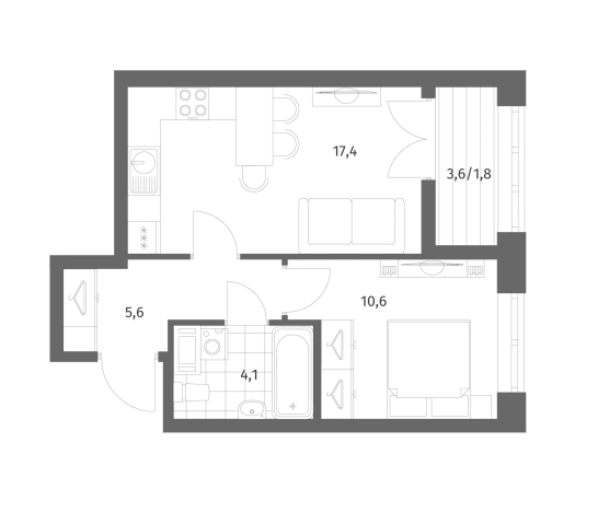 Купить двухкомнатную квартиру в ЖК NEWПИТЕР в Ленинградской области. Вариант № 5258835, 0, площадь - квм, цена 7151000 рублей
