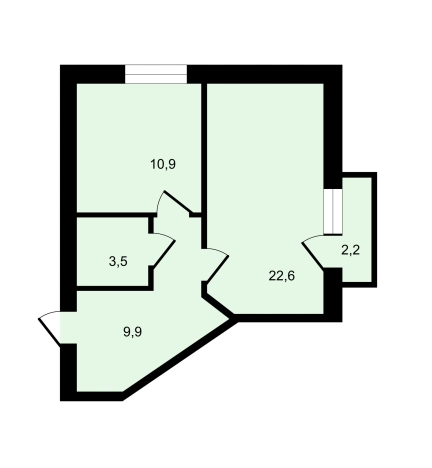 Купить квартиру в Пионерском. Вариант № 58352, 0, площадь -  квм, цена 9750000 рублей