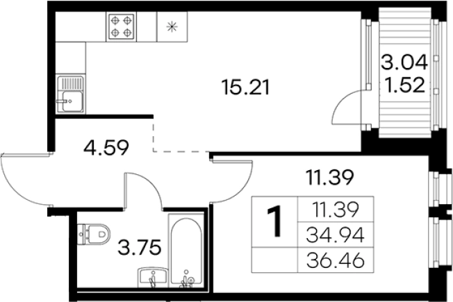 Купить двухкомнатную квартиру в ЖК GloraХ Парголово в Санкт-Петербурге. Вариант № 4807213, 0, площадь -  квм, цена 8749999 рублей