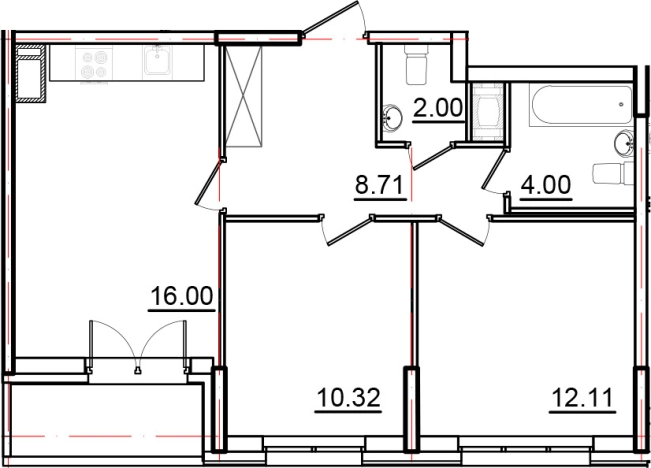 Купить трехкомнатную квартиру на улице Вадима Шефнера в Санкт-Петербурге. Вариант № 6476592, 0, площадь -  квм, цена 13695500 рублей