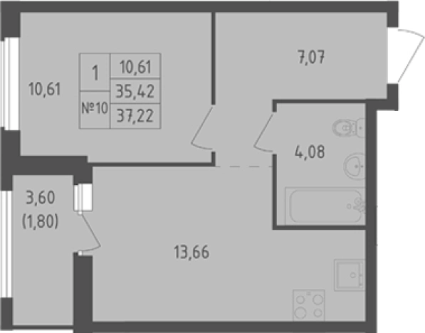 Купить квартиру в ЖК Южная Нева в Ленинградской области. Вариант № 7833821, 0, площадь - квм, цена 6153680 рублей