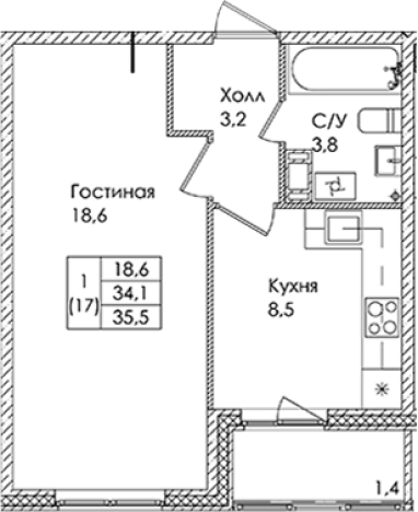 Купить квартиру в ЖК Ермак в Ленинградской области. Вариант № 6609458, 0, площадь -  квм, цена 5192500 рублей