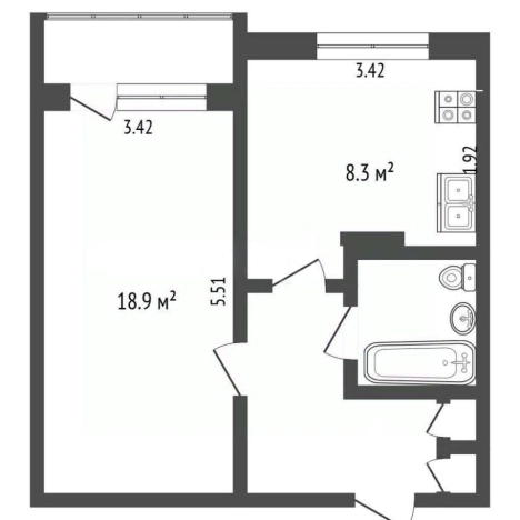 Купить квартиру в Москве. Вариант № 6166976, 30, площадь -  квм, цена 14800000 рублей