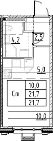 Купить Студию в новостройках в ЖК Пулково Lake в Санкт-Петербурге. Вариант № 7597826, 0, площадь -  квм, цена 5413412 рублей