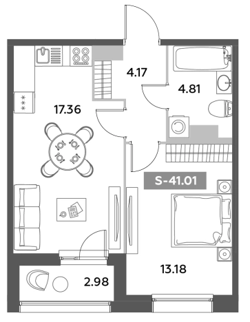 Купить двухкомнатную квартиру в новостройках у метро Звёздная в Санкт-Петербурге. Вариант № 6217106, 0, площадь -  квм, цена 14099016 рублей