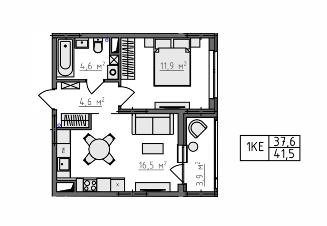 Купить квартиру в ЖК Квартал Новаторов в Владимире. Вариант № 130577, 3, площадь -  квм, цена 4627350 рублей