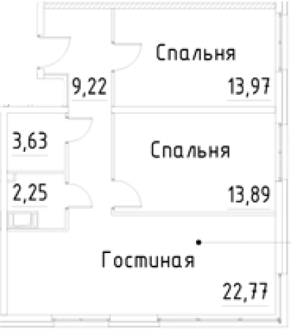 Купить трехкомнатную квартиру в ЖК Про.Молодость в Санкт-Петербурге. Вариант № 9327831, 0, площадь -  квм, цена 11702634 рублей