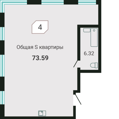 Купить двухкомнатную квартиру в Приморском крае. Вариант № 2644590, 0, площадь -  квм, цена 15375465 рублей