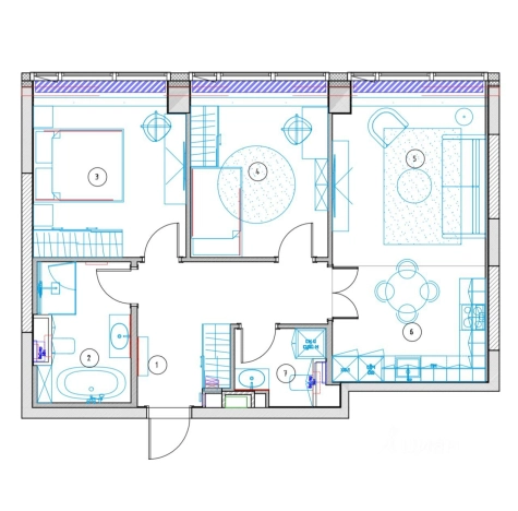 Купить квартиру в Москве. Вариант № 9445617, 16, площадь - квм, цена 55000000 рублей