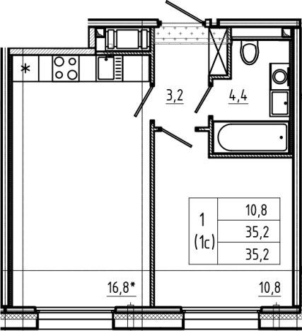 Купить двухкомнатную квартиру в районе Красногвардейский в Санкт-Петербурге. Вариант № 6243550, 0, площадь -  квм, цена 12823747 рублей