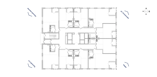 Купить двухкомнатную квартиру в новостройках на улице Слуцкого в Владивостоке. Вариант № 4137243, 6, площадь -  квм, цена 14595750 рублей