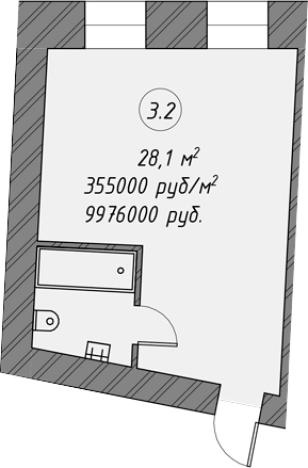 Купить квартиру в новостройках у метро Лиговский проспект в Санкт-Петербурге. Вариант № 7266816, 0, площадь -  квм, цена 9514000 рублей