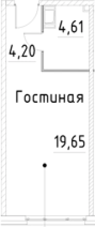 Купить Студию в новостройках на улице проспект Большевиков в Санкт-Петербурге. Вариант № 7596195, 0, площадь -  квм, цена 5844860 рублей