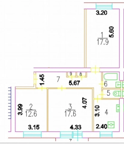 Купить квартиру в Москве. Вариант № 9067849, 19, площадь -  квм, цена 15800000 рублей