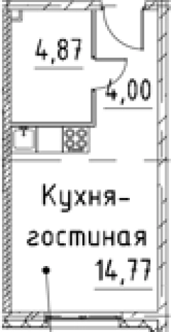 Купить Студию в новостройках на улице проспект Большевиков в Санкт-Петербурге. Вариант № 9327427, 0, площадь -  квм, цена 5111491 рублей