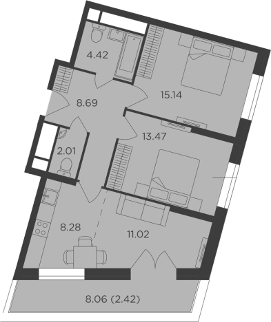 Купить трехкомнатную квартиру в районе Можайский в Москве. Вариант № 62917, 0, площадь -  квм, цена 28034000 рублей