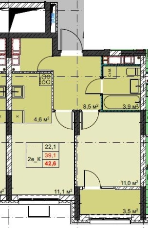 Купить двухкомнатную квартиру в ЖК Футурист в Владивостоке. Вариант № 1140726, 0, площадь -  квм, цена 10850220 рублей