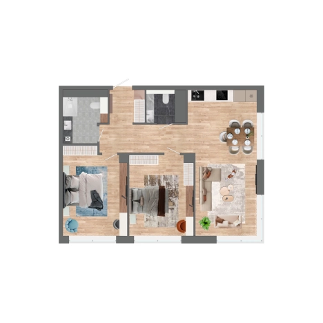 Купить двухкомнатную квартиру на улице Маковского в Владивостоке. Вариант № 4860173, 1, площадь - квм, цена 13936650 рублей