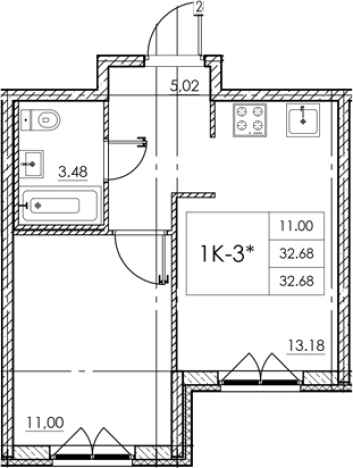 Купить квартиру в ЖК Стороны Света 2 в Ленинградской области. Вариант № 7790581, 0, площадь -  квм, цена 4771280 рублей