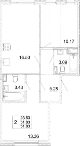 Купить трехкомнатную квартиру в ЖК Аэросити в Санкт-Петербурге. Вариант № 8999512, 0, площадь -  квм, цена 9329400 рублей
