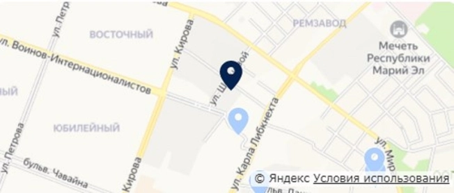 Купить однокомнатную квартиру в Республике Марий эл. Вариант № 556199, 1, площадь -  квм, цена 6254400 рублей