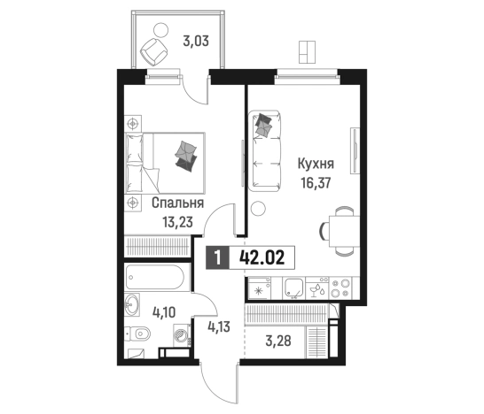 Купить двухкомнатную квартиру в новостройках в ЖК Максималист в Мурине. Вариант № 6867155, 0, площадь -  квм, цена 7985366 рублей