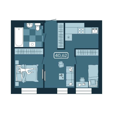 Купить двухкомнатную квартиру в новостройках в ЖК Соболь в Владивостоке. Вариант № 5548275, 0, площадь -  квм, цена 7455801 рублей