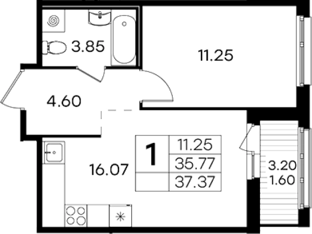 Купить двухкомнатную квартиру в ЖК GloraХ Парголово в Санкт-Петербурге. Вариант № 4806863, 0, площадь -  квм, цена 8769999 рублей