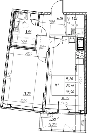 Купить двухкомнатную квартиру на улице Оборонная в Мурине. Вариант № 6853355, 0, площадь -  квм, цена 5947200 рублей